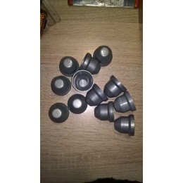 яяКолпачки декор. на колесн. гайки Газель пластм. 12шт (серый)