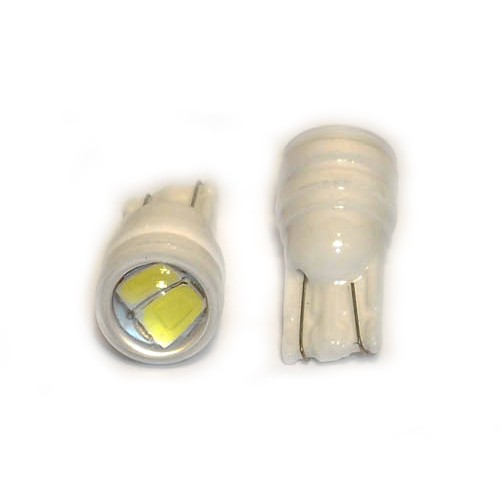 Лампочка габарит без цоколя 12V5W белая керамика