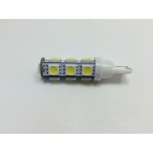 яяЛампочка габарит без цоколя 12V5W (13 диодов) (T10 SMD 13)