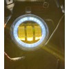 яяПТФ ВАЗ-2170, 2123, Газель Бизнес, NEXT LED ангельские глазки 1 режим с регул (2171 YW)