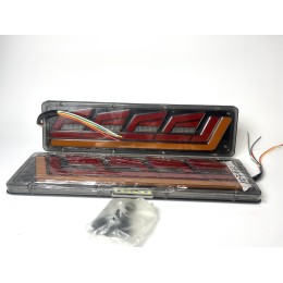 яяФонарь ГАЗель задний светодиод ТЮНИНГ (свтодиод Neon) 12-24V КОМПЛЕКТ (W0058)