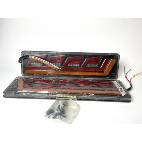 яяФонарь ГАЗель задний светодиод ТЮНИНГ (свтодиод Neon) 12-24V КОМПЛЕКТ (W0058)