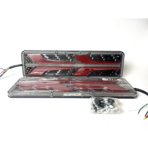 яяФонарь ГАЗель задний светодиод ТЮНИНГ (свтодиод Neon) 12-24V КОМПЛЕКТ (W0044)