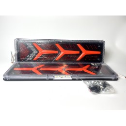 яяФонарь ГАЗель задний светодиод ТЮНИНГ (свтодиод Neon) 12-24V КОМПЛЕКТ (W0013)