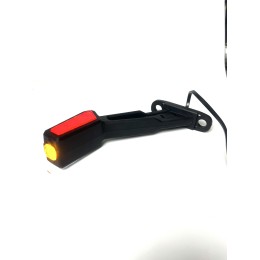 Фонарь габаритный РОГА LED левый (3-х функциональный) 12/24В Польша