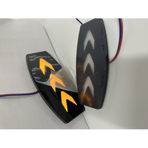Повторители LED стрелочки черный корпус оранжевое свечение