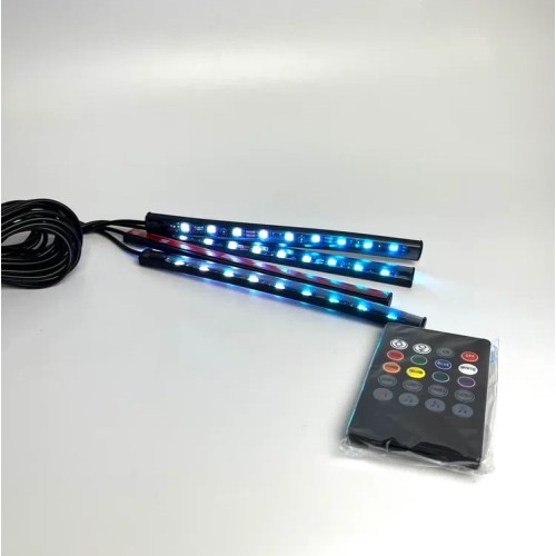 Подсветка ног в авто 9 диодов под USB управлен. пультом FWD-04