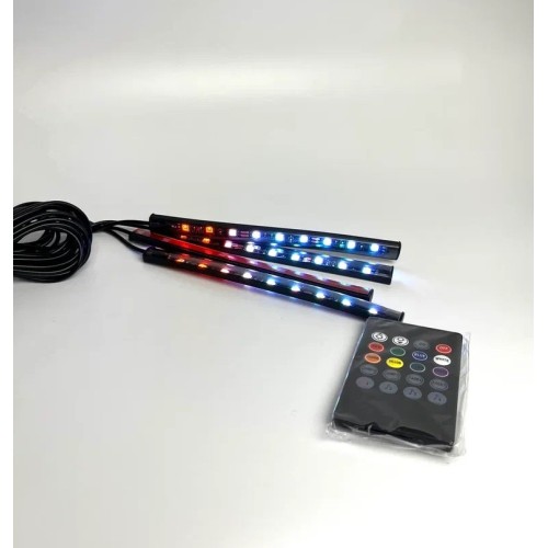Подсветка ног в авто 9 диодов под USB управлен. пультом FWD-04