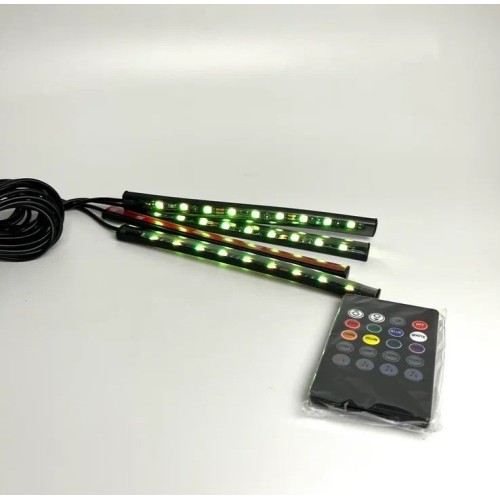 Подсветка ног в авто 9 диодов под USB управлен. пультом FWD-04