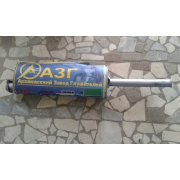 Глушитель Газель Евро-3 УМЗ 4216, Cummins 2,8 корот. база фланец Арзамас