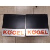 Брызговик Газель задний 40см резиновый KOGEL светоотражающий комплект 2шт.
